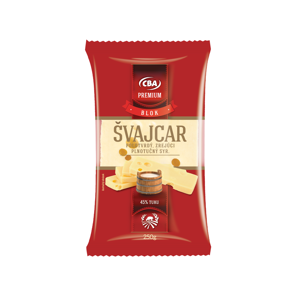 IMPOL - CBA Premium Švajcar blok 250 g